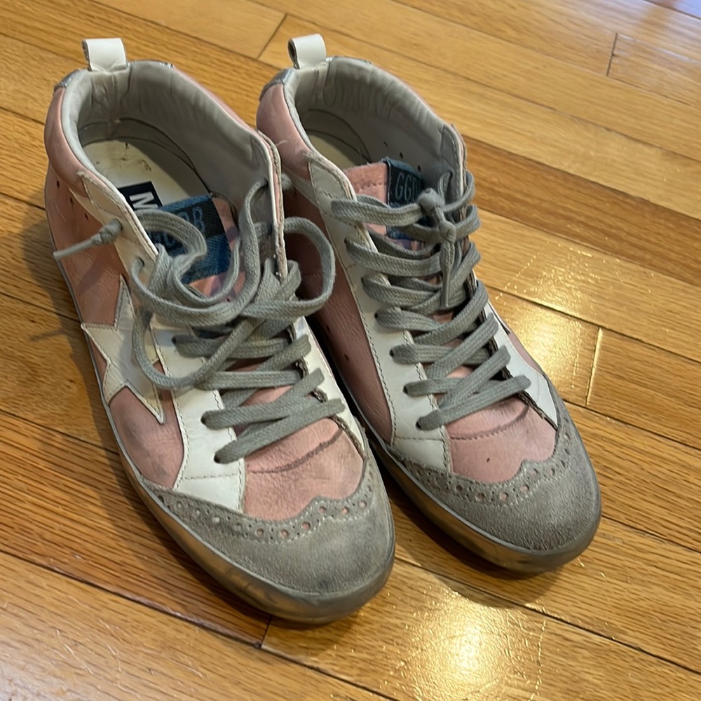 Golden Goose Pink and Gray Women's Shoes - Picture 2 of 16